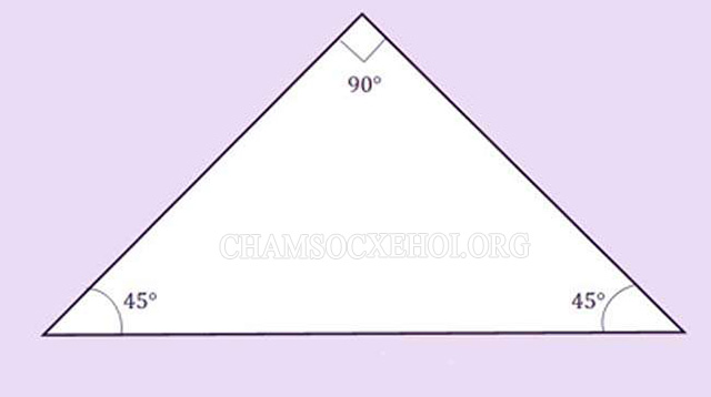 tam giác vuông cân có tính chất gì - thietbiruaxegiare.com