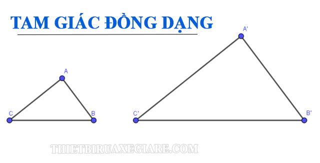 tam giác đồng dạng | thietbiruaxegiare.com